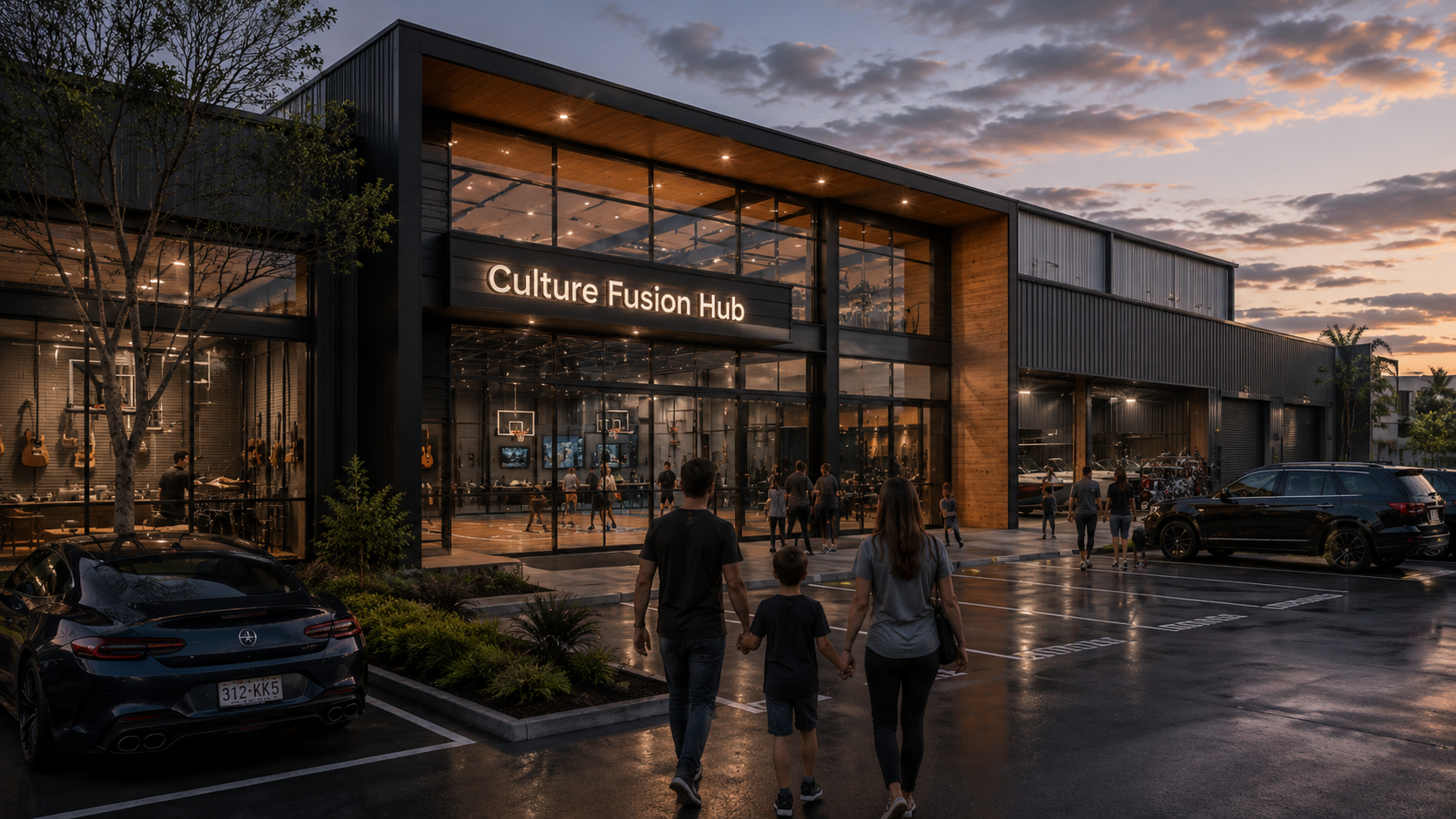 Culture Fusion Hub exterior destination concept